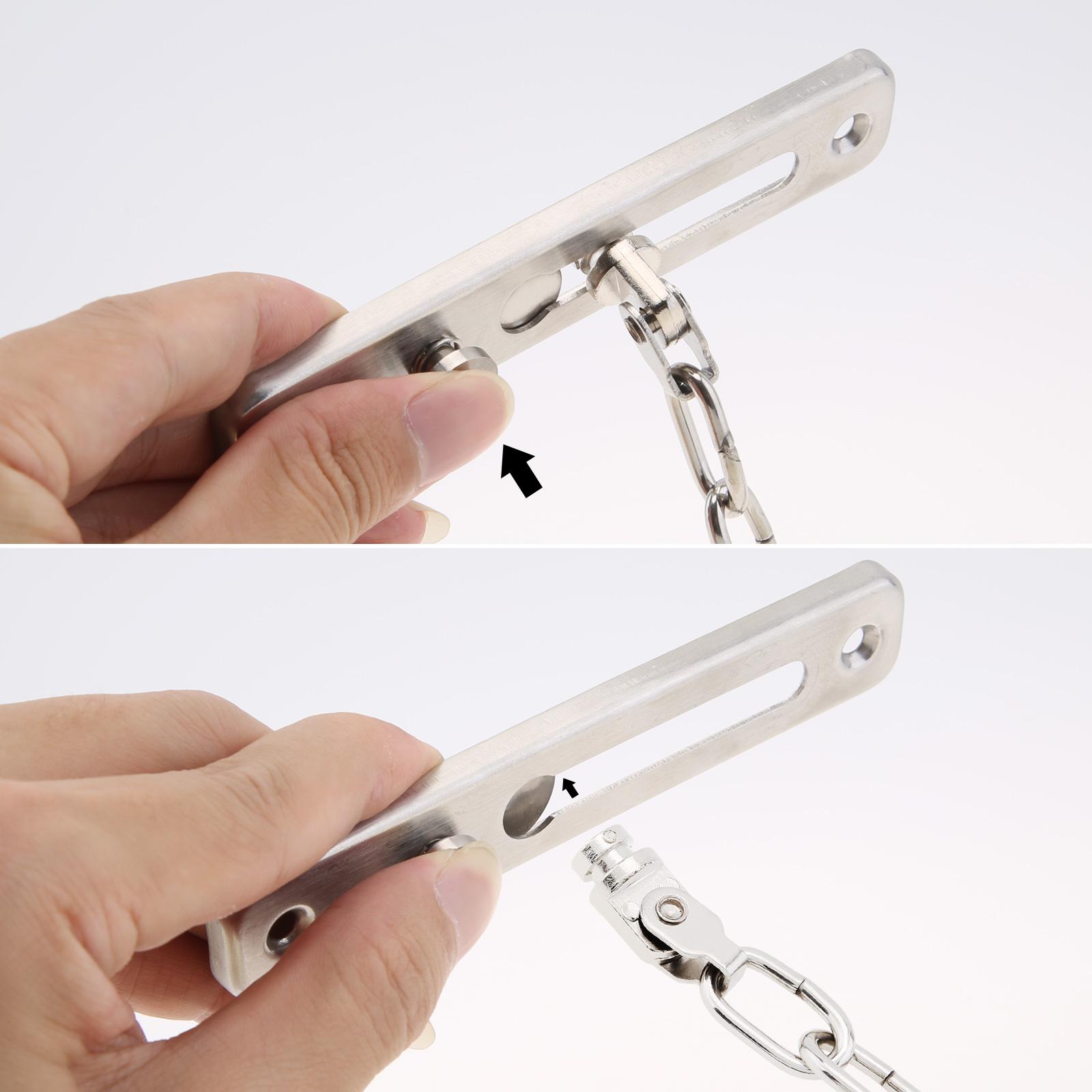 Solid Security Door Sliding Ch - Security Chain Door recension och pris