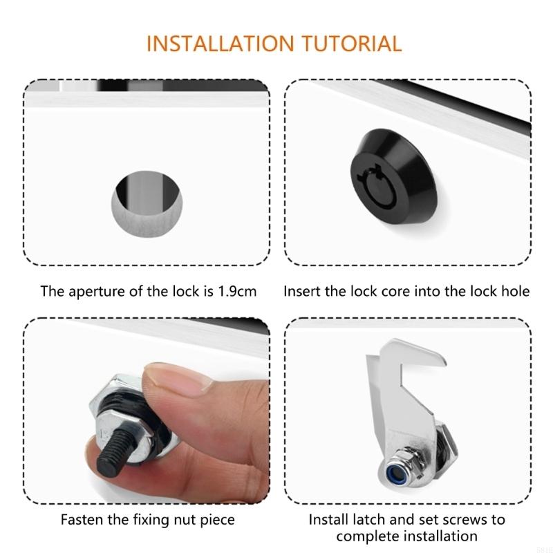 581E 2pcs Heavy Duty Tubulars  - Lockbox Key Secure recension och pris