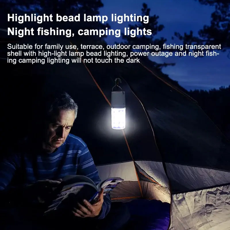 LED Rechargeable Camping Lante - Power Outage Light recension och pris