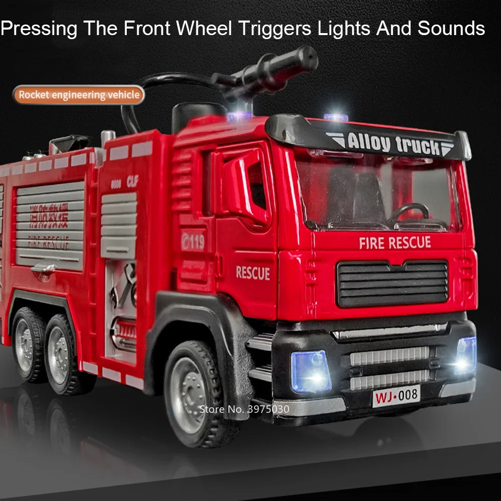 1/32 Fire Engine Car Toy Model - Fire Escape Ladder recension och pris