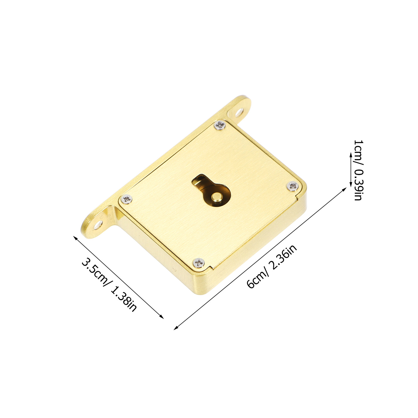 1Set Heavy Duty Brass Cabinet  - Lockbox Key Secure recension och pris