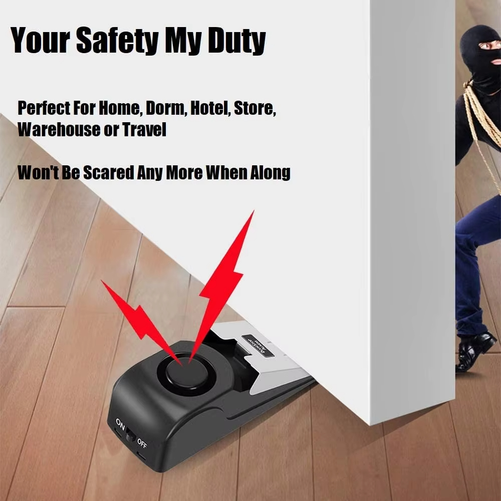 120db Wireless Stainless Steel - Door Stop Alarm recension och pris