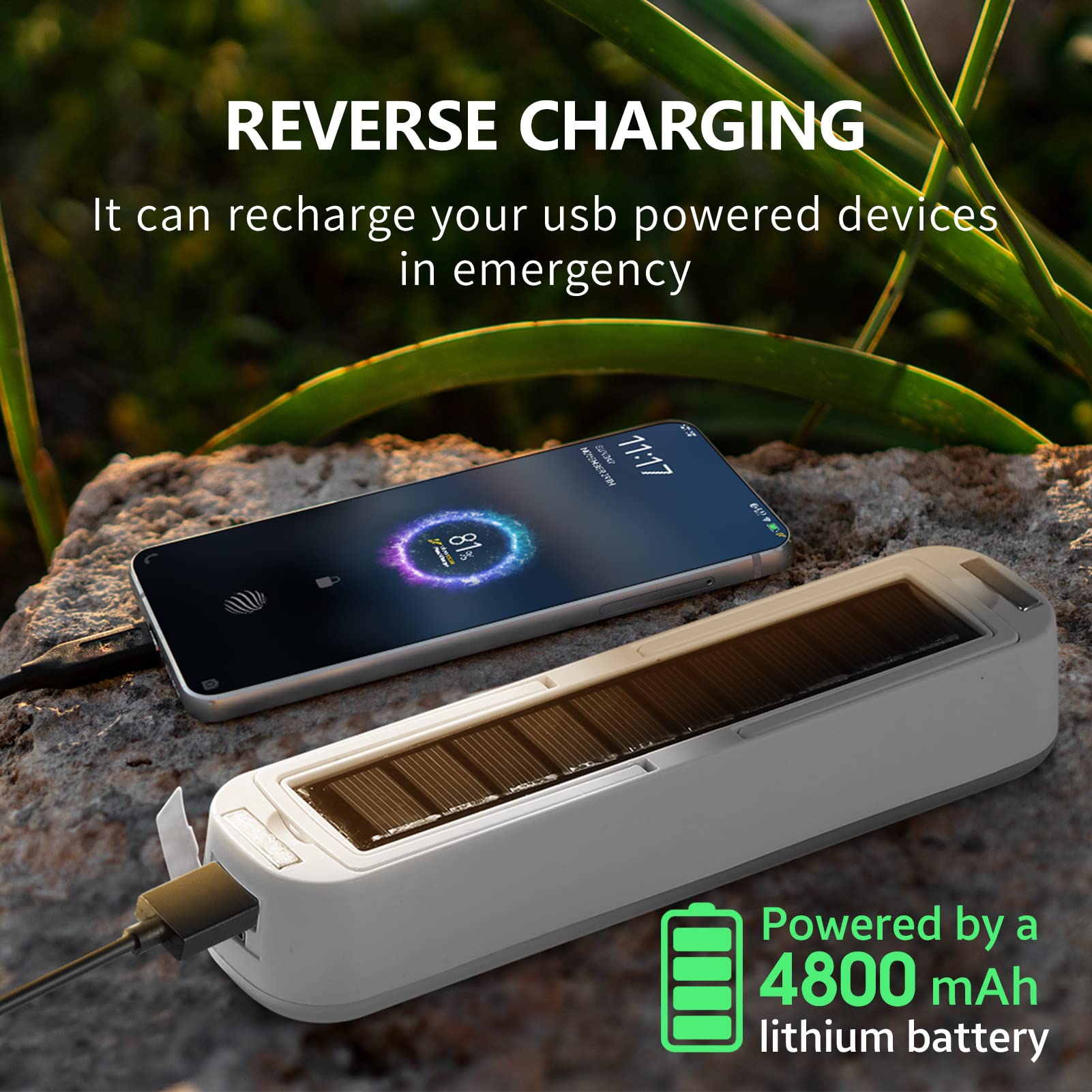 Solar Rechargeable Camping Lan - Power Outage Light recension och pris