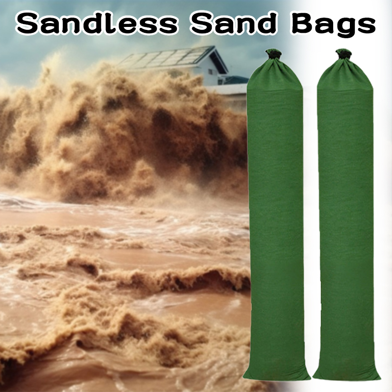 2 Pcs Sandless Sand Bags Anti  - Flood Barrier Bag recension och pris
