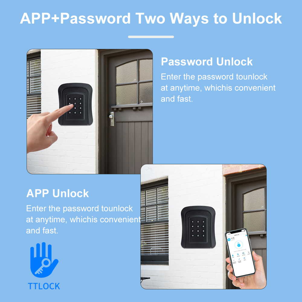 TTLock Wireless Key Box Waterp - Lockbox Key Secure recension och pris