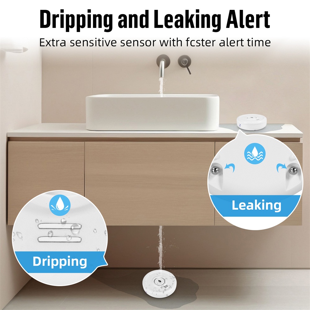 Fuers Water Leakage Detector S - Water Alarm Sensor recension och pris