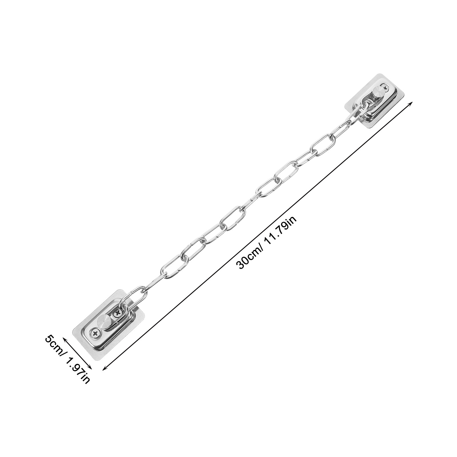 Professional Stainless Steel D - Security Chain Door recension och pris