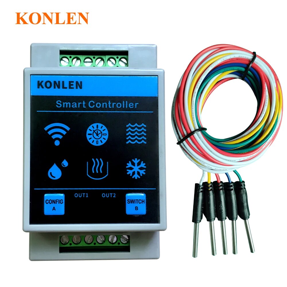 KONLEN Tuya Water Level Sensor - Water Alarm Sensor recension och pris