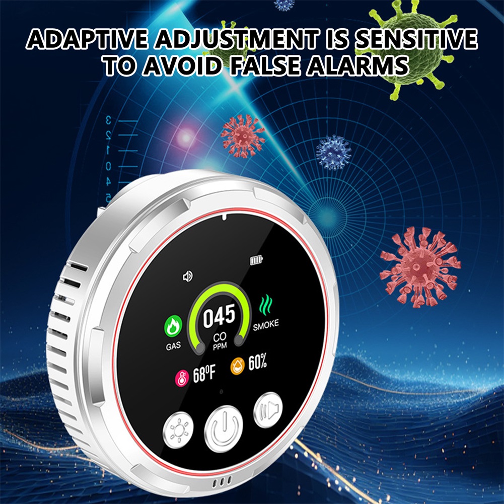 Home Safety Alarm,5 in 1 Carbo - Co Detector Plug recension och pris