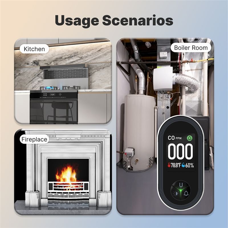 A93PHOT! Temperature Humidity  - Co Detector Plug recension och pris