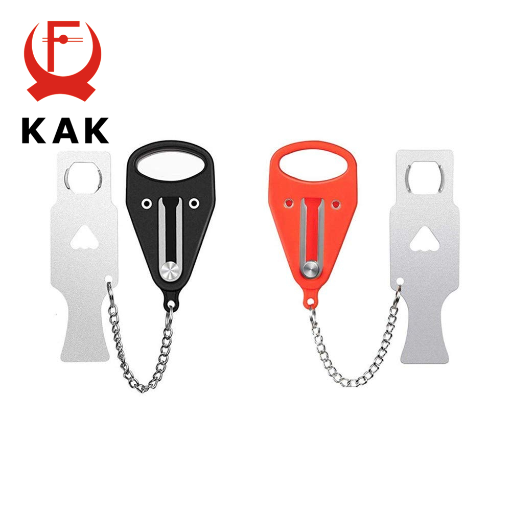 KAK Portable Door Lock Keyless - Security Chain Door recension och pris