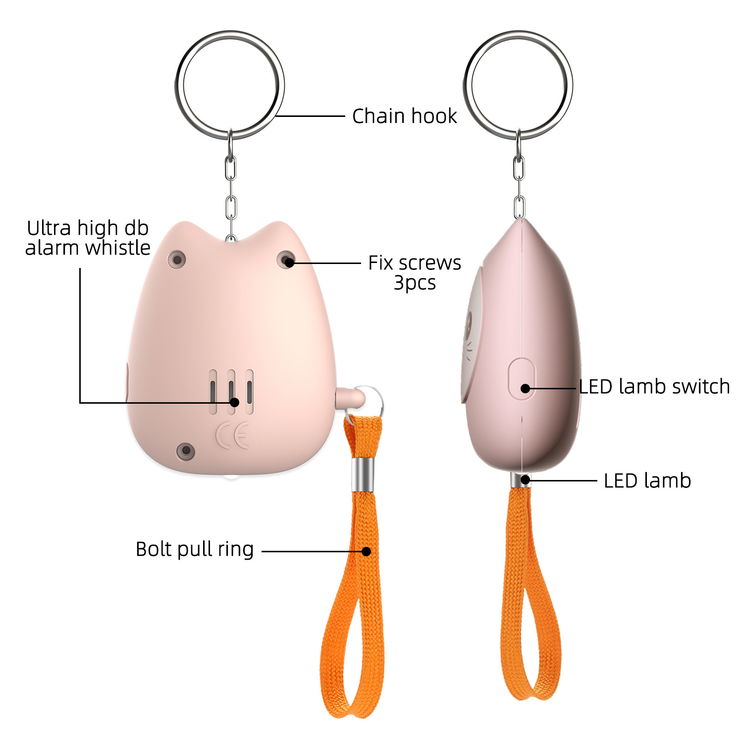 2025 New Personal Alarm Self-d - Personal Alarm Keychain recension och pris
