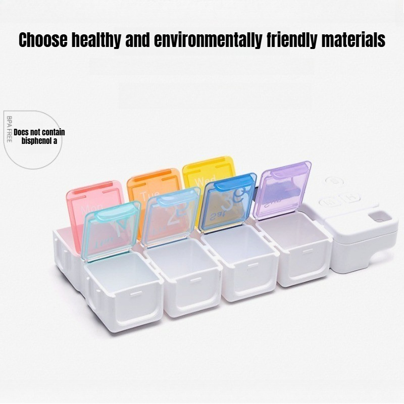 Pill Organizer with Medicine R - Medicine Cabinet Lock recension och pris