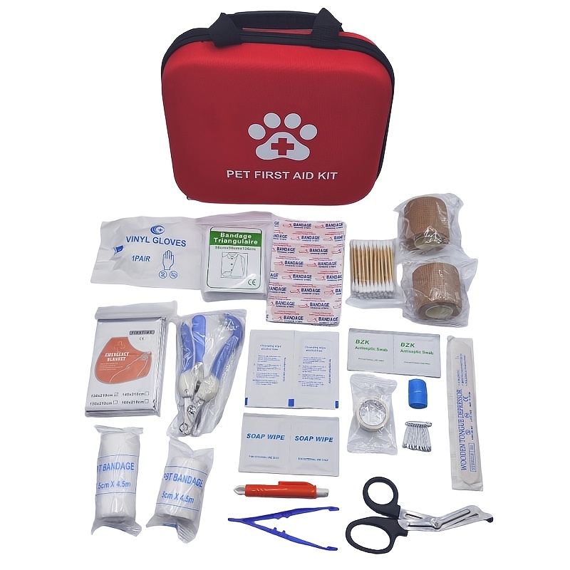 Portable Pet First-Aid Kit, Ca - First Aid Bag Kit recension och pris