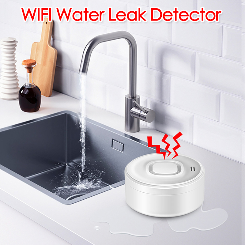 Smart WIFI Water Leak Detector - Water Alarm Sensor recension och pris
