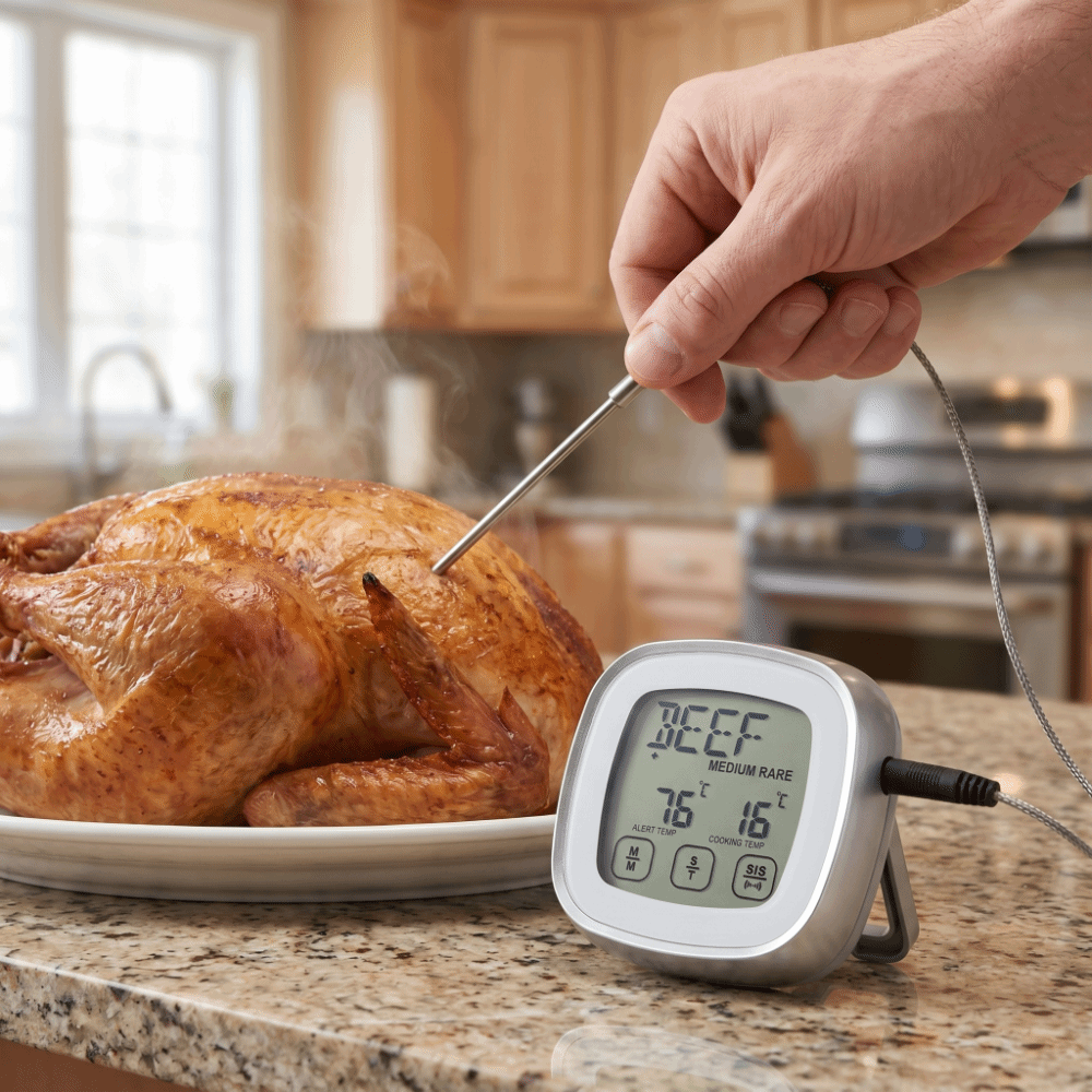 Touch Screen Digital Meat Ther - Pool Alarm Float recension och pris