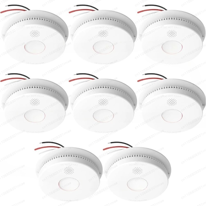 High quality-8pack,Hardwired I - Smoke Detector Interconnected recension och pris