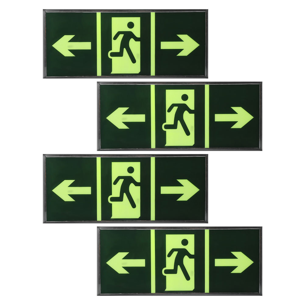 4Pcs Safety Exit Sign Stickers - Emergency Exit Sign recension och pris