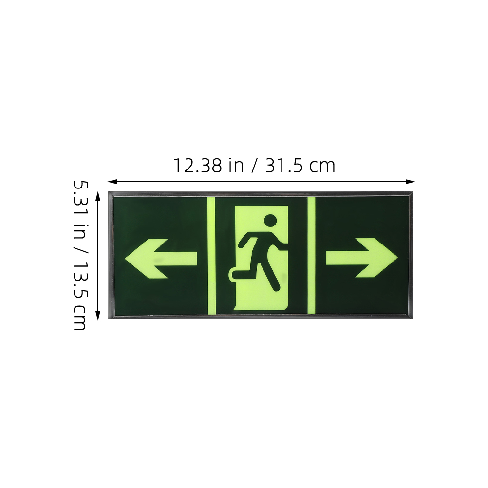 4Pcs Safety Exit Sign Stickers - Emergency Exit Sign recension och pris