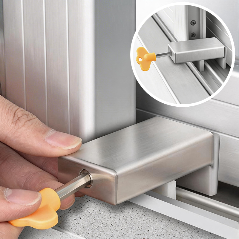 Adjustable Window Lock Stopper - Window Lock Bar recension och pris
