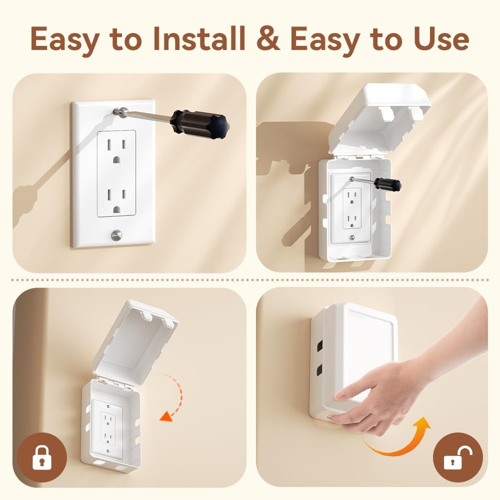 Baby Proof Electrical Outlet C - Outlet Cover Baby recension och pris