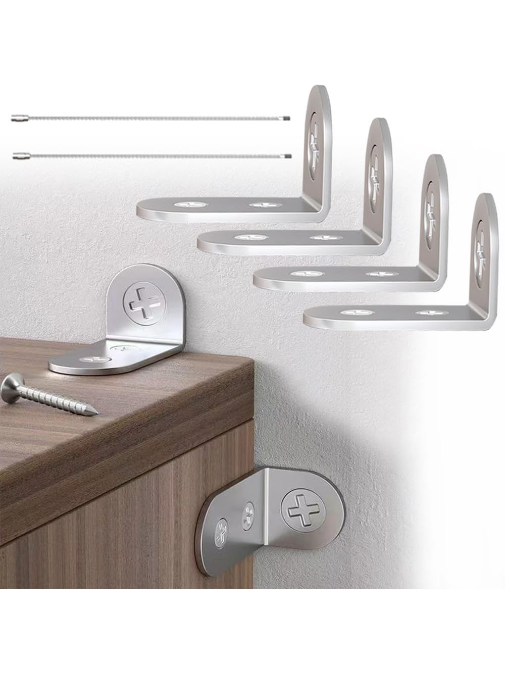 4pcs Furniture Anchors Earthqu - Earthquake Anchor Strap recension och pris