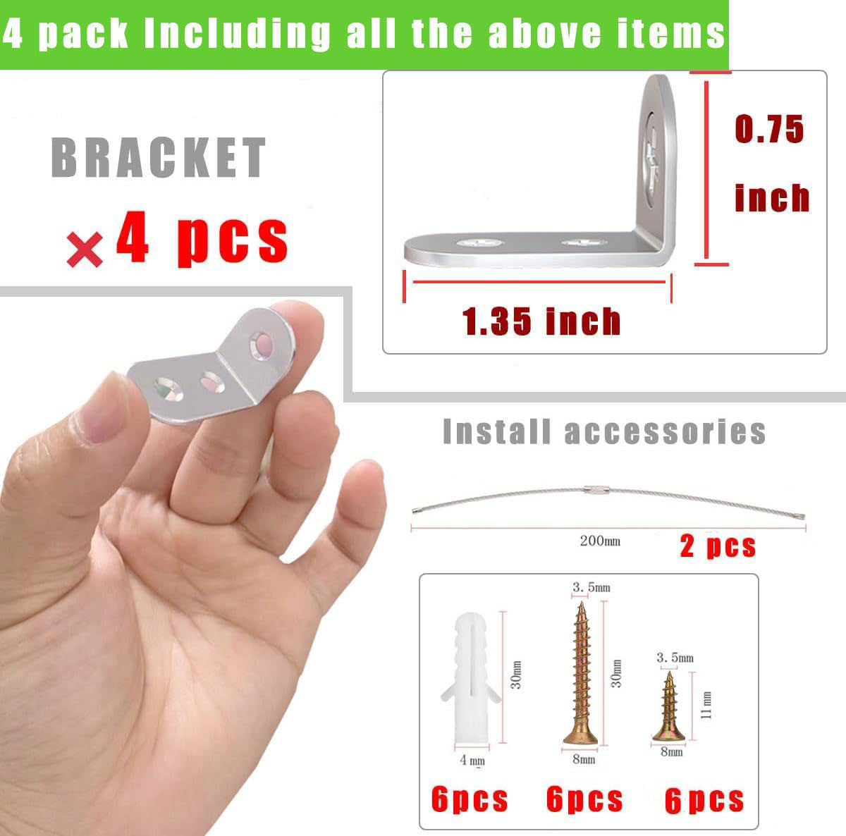 4pcs Furniture Anchors Earthqu - Earthquake Anchor Strap recension och pris