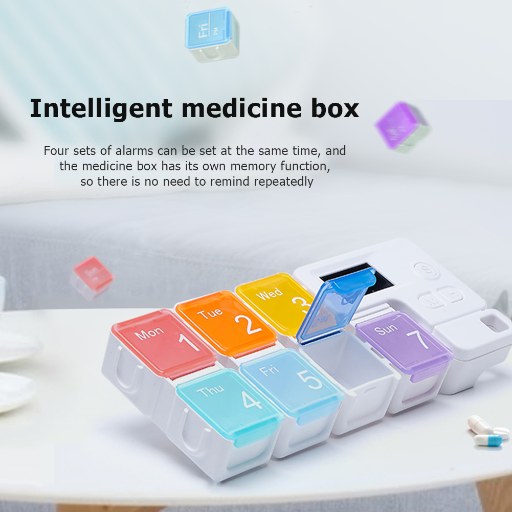 Drug Storage Alarm Box Daily W - Medicine Cabinet Lock recension och pris