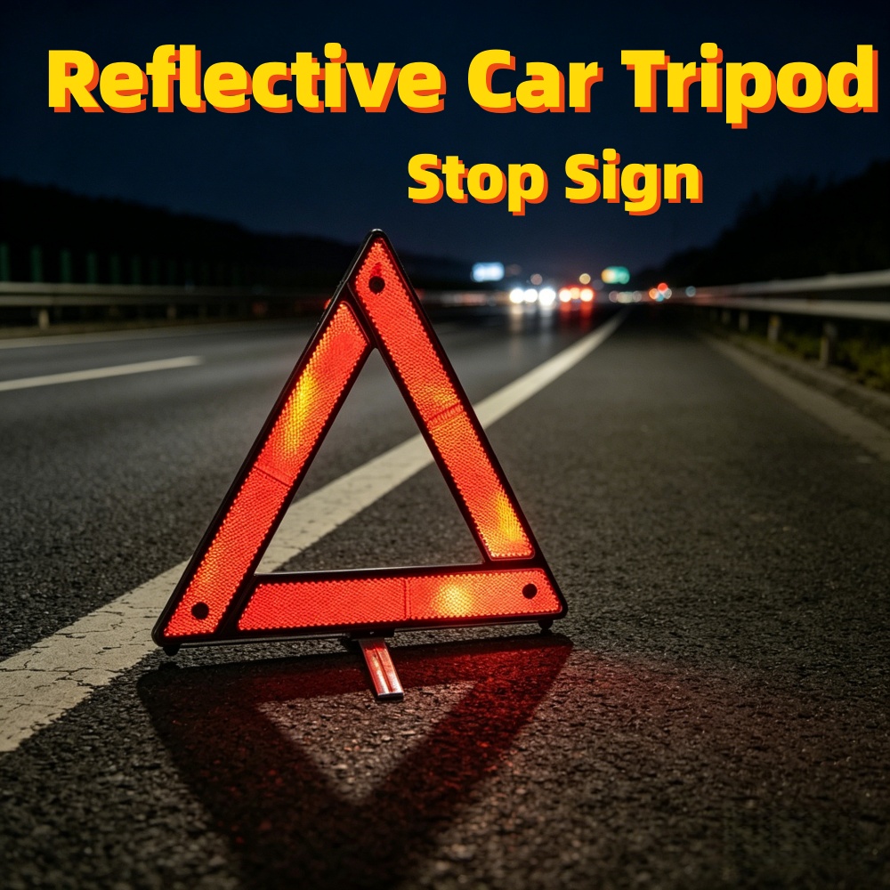 Red Reflective Car Tripod Fold - Emergency Exit Sign recension och pris