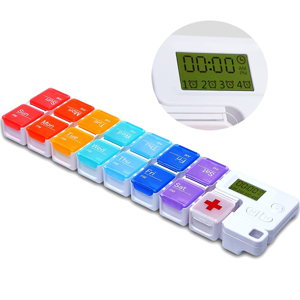 7-Day Pill Organizer with Medi - Medicine Cabinet Lock recension och pris